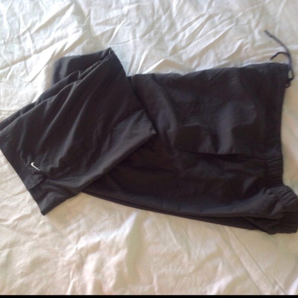 Dark grey Nike pants - zip fly mesh lining size M